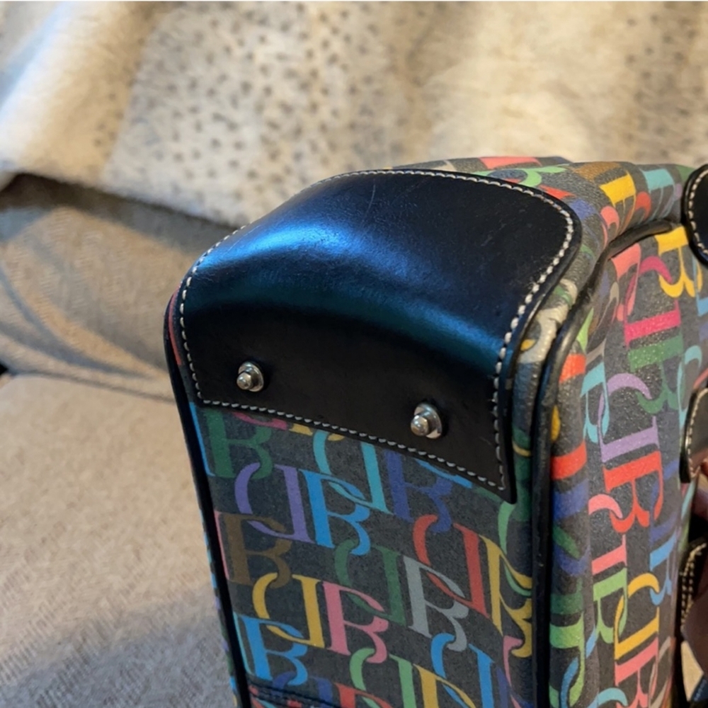 Dooney And Bourke Colorful Db Crossbody Purse Y2k… - image 8